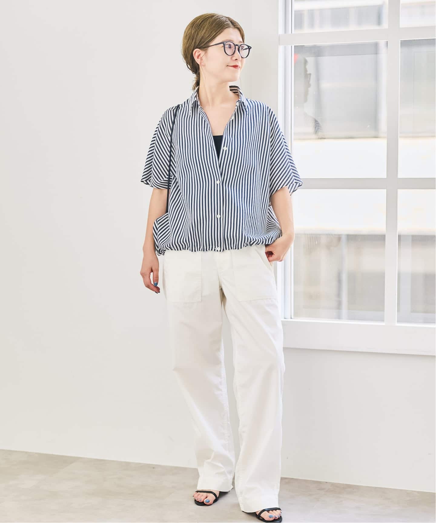 エアリーストライプドルマンシャツ（シャツ／ブラウス）｜Spick & Span