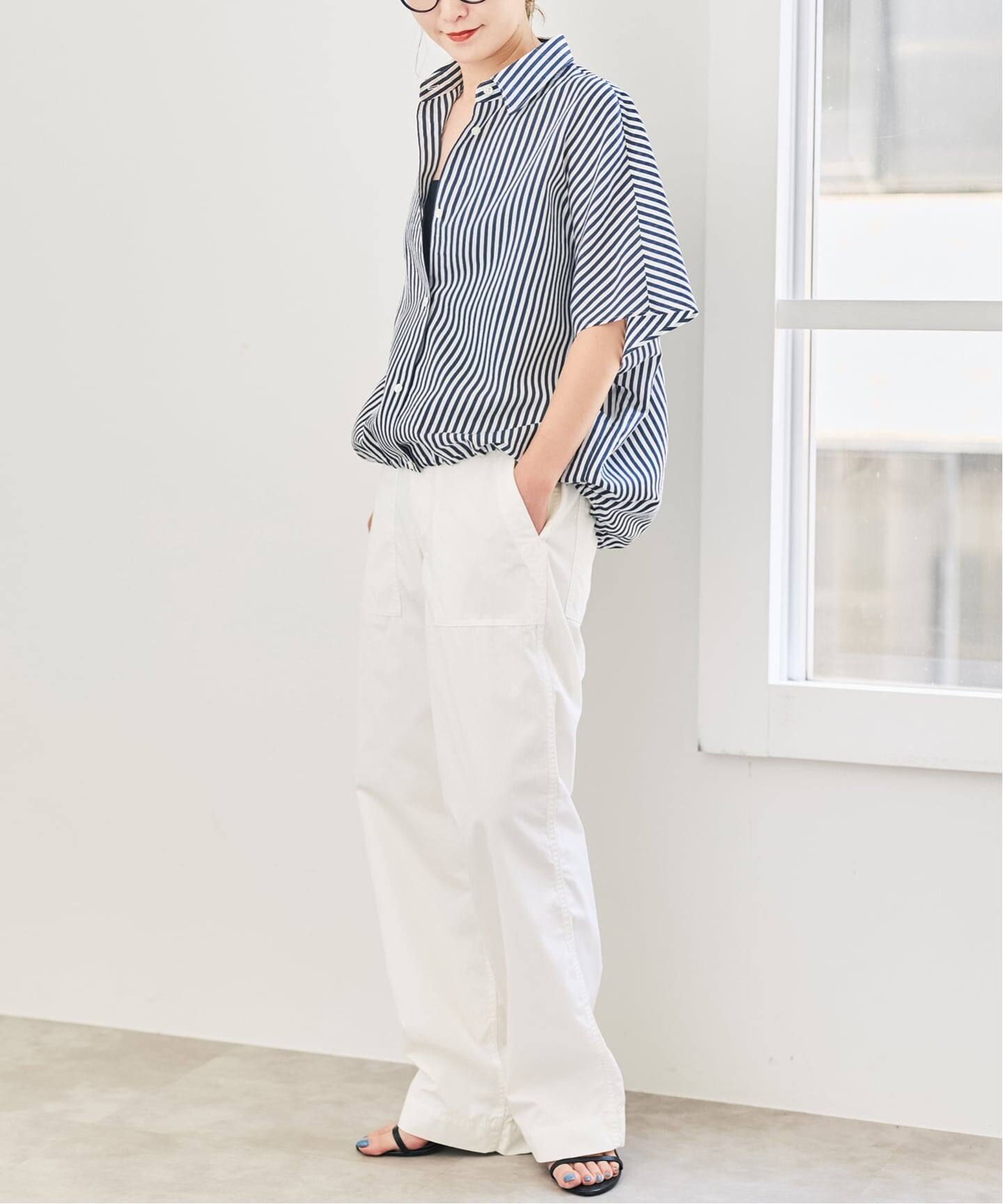 エアリーストライプドルマンシャツ（シャツ／ブラウス）｜Spick & Span 