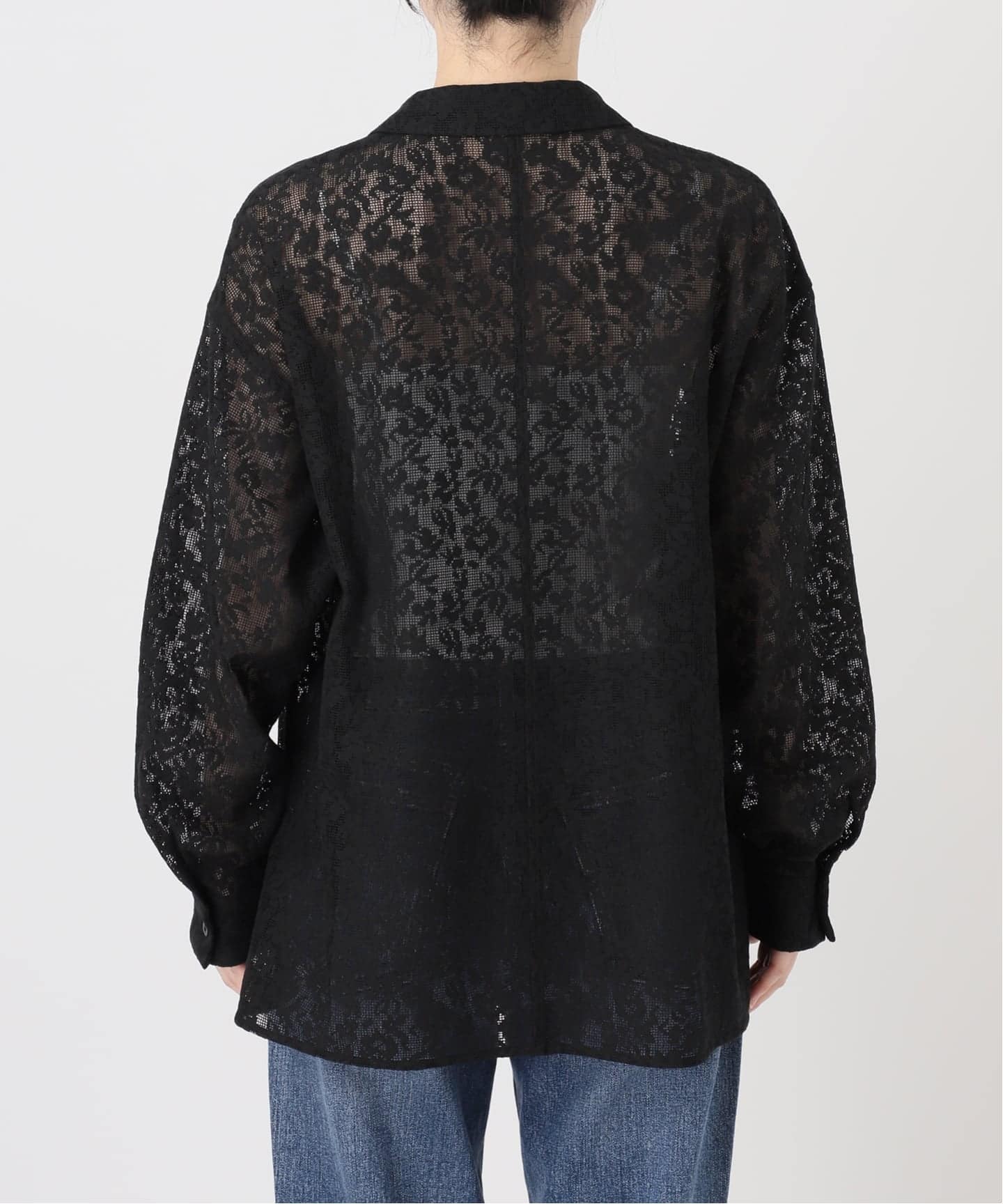 【Spick and Span】レースオープンカラーシャツ レースオープンカラーシャツ（シャツ/ブラウス）｜Spick & Span
