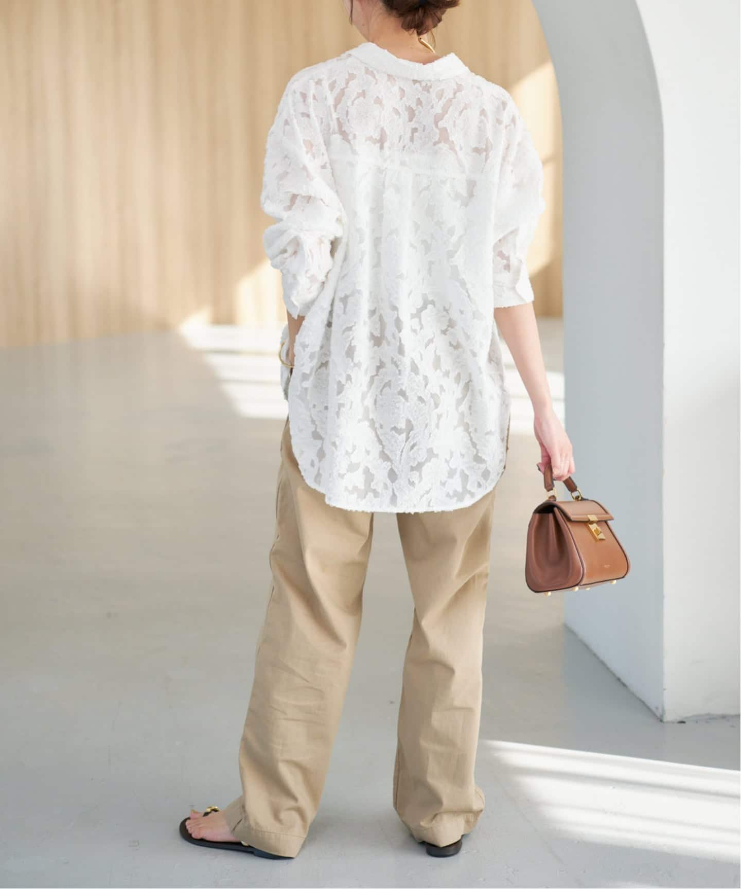 追加予約》シアージャガードシャツ（シャツ／ブラウス）｜Spick and