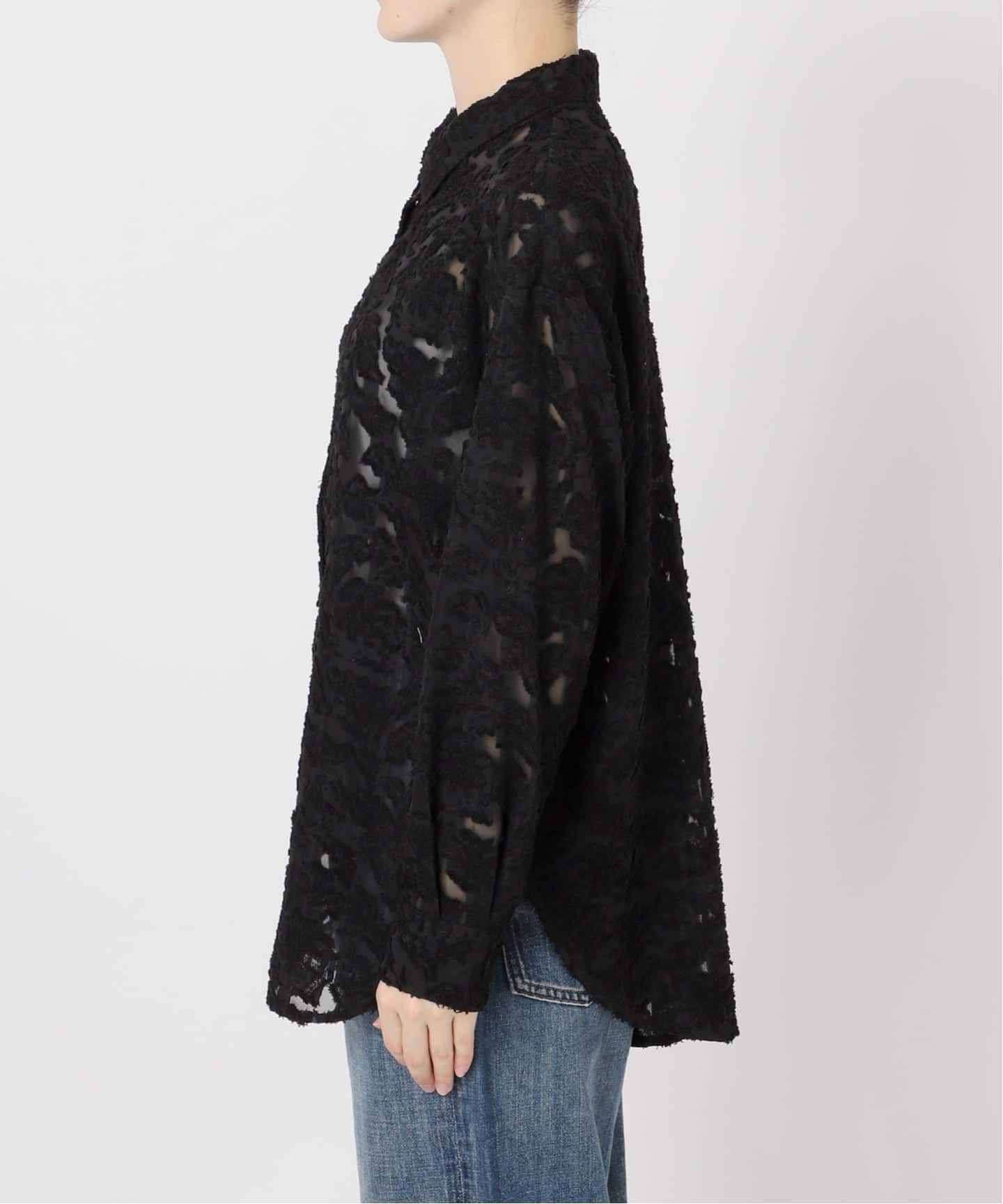 spick and span シアージャガードシャツ Spick＆Span（スピック アンド スパン） ブラウス シャツ 「WEB限定