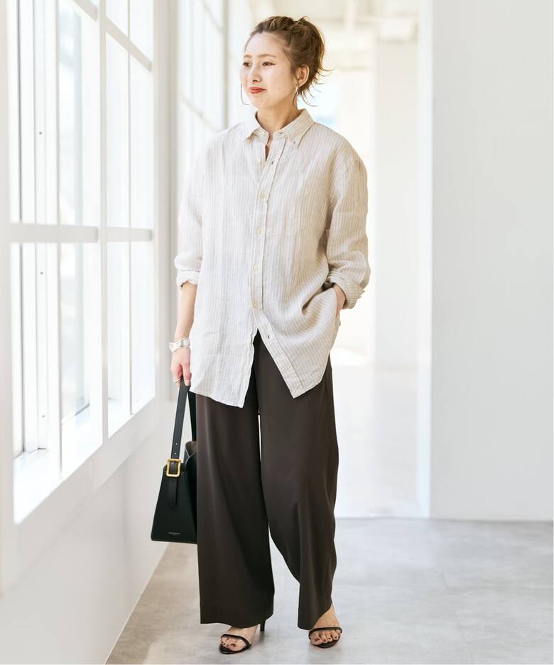 POLO RALPH LAUREN/ポロ ラルフ ローレン LINEN STRIPE SPORT SHIRTS 