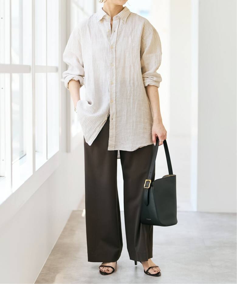 POLO RALPH LAUREN/ポロ ラルフ ローレン LINEN STRIPE SPORT SHIRTS 