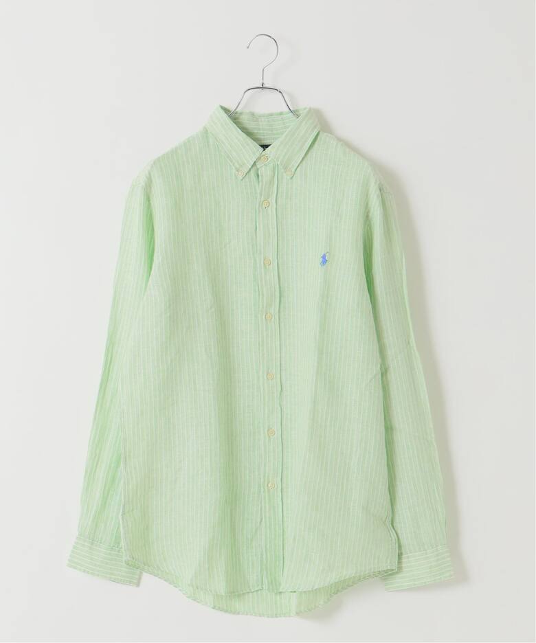 POLO RALPH LAUREN/ポロ ラルフ ローレン LINEN STRIPE SPORT SHIRTS 