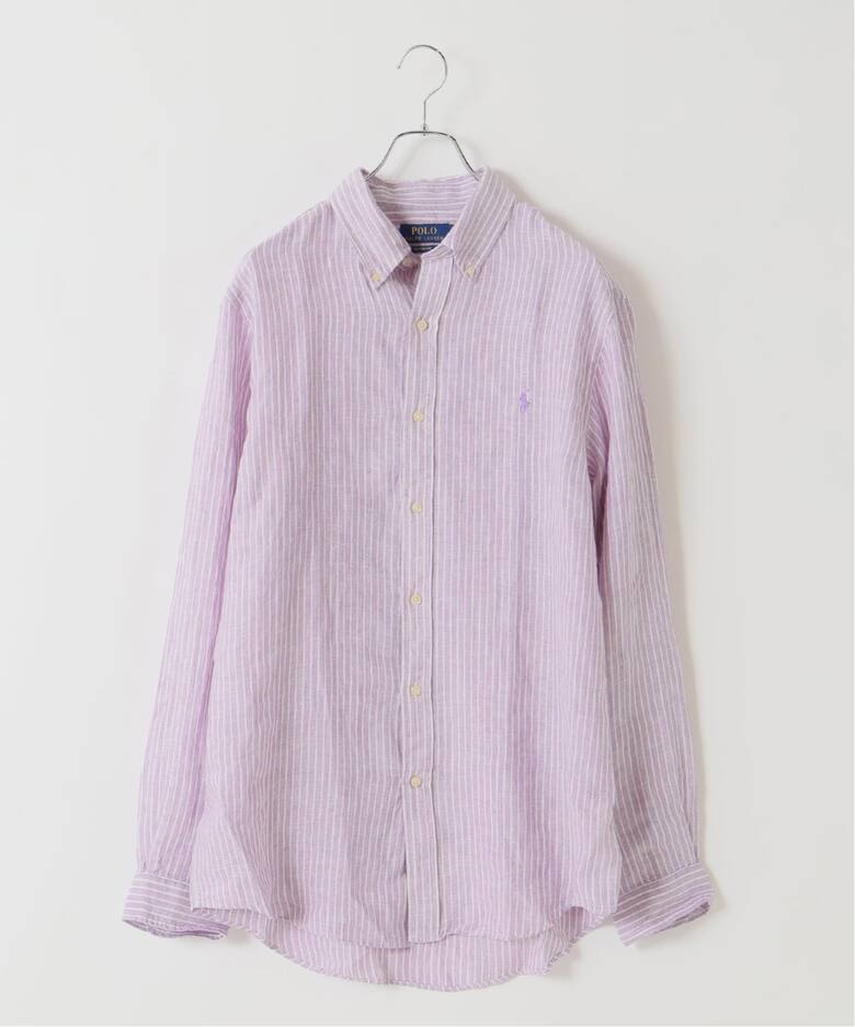 POLO RALPH LAUREN/ポロ ラルフ ローレン LINEN STRIPE SPORT SHIRTS 