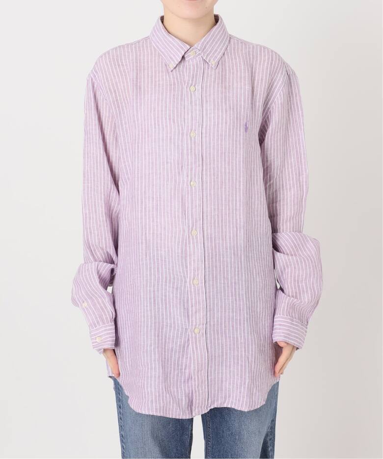 POLO RALPH LAUREN/ポロ ラルフ ローレン LINEN STRIPE SPORT SHIRTS 