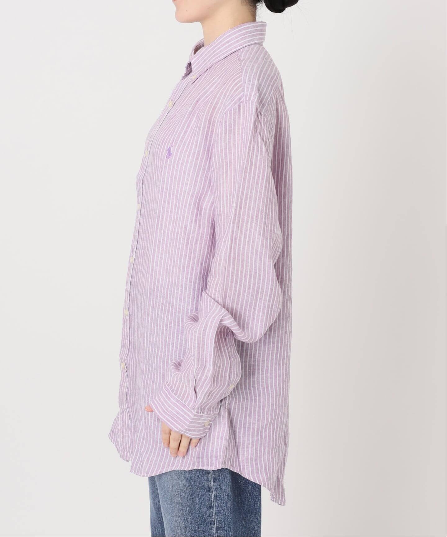 POLO RALPH LAUREN/ポロ ラルフ ローレン LINEN STRIPE SPORT SHIRTS