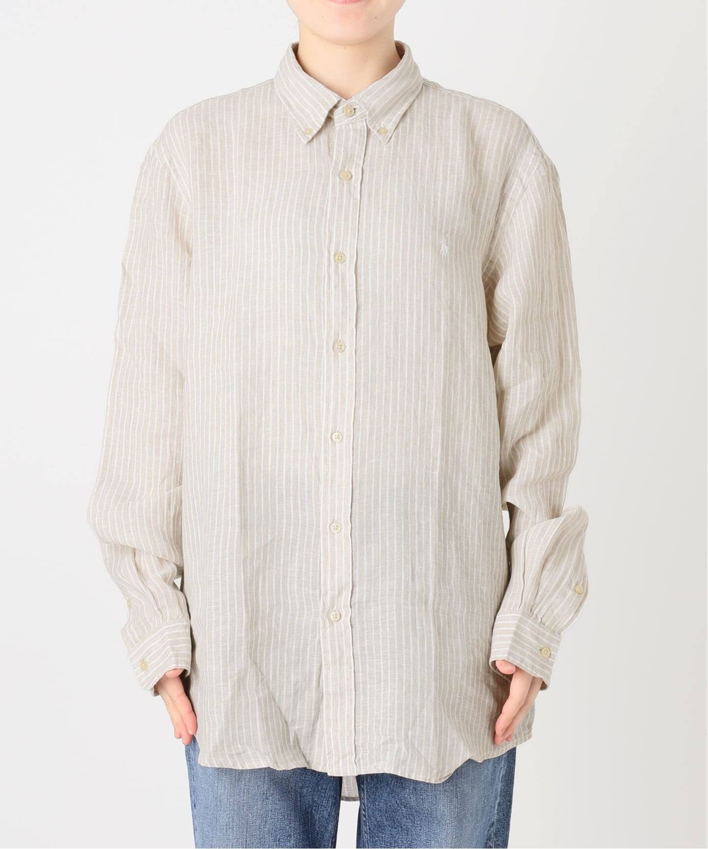 POLO RALPH LAUREN/ポロ ラルフ ローレン LINEN STRIPE SPORT SHIRTS