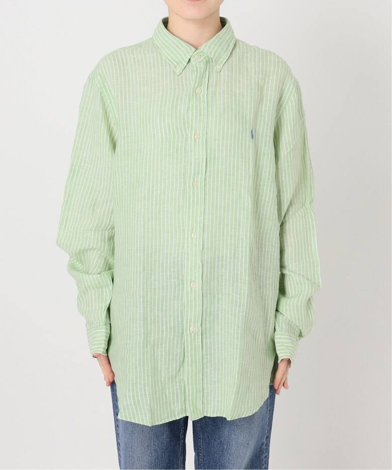 POLO RALPH LAUREN/ポロ ラルフ ローレン LINEN STRIPE SPORT SHIRTS 
