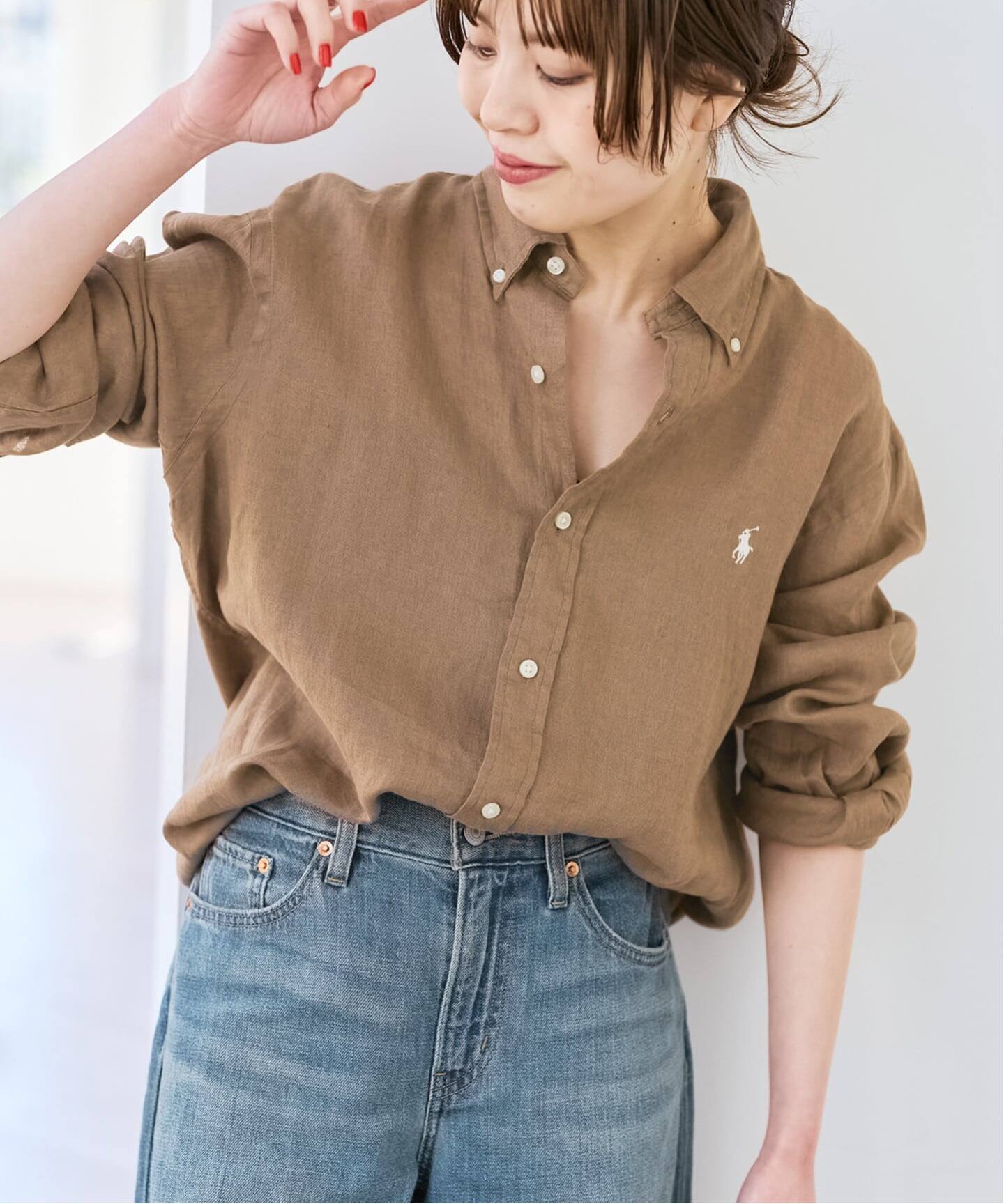 POLO RALPH LAUREN/ポロ ラルフ ローレン LINEN SPORT SHIRTS（シャツ 