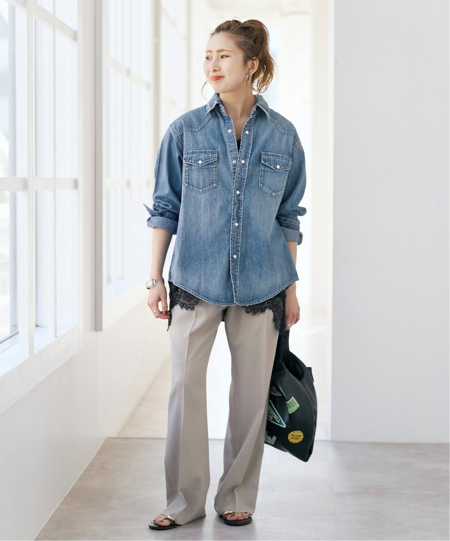 spick&spanRED CARD TOKYO / 別注Noah RED CARD TOKYO / レッドカード トーキョー 別注Noah*（シャツ