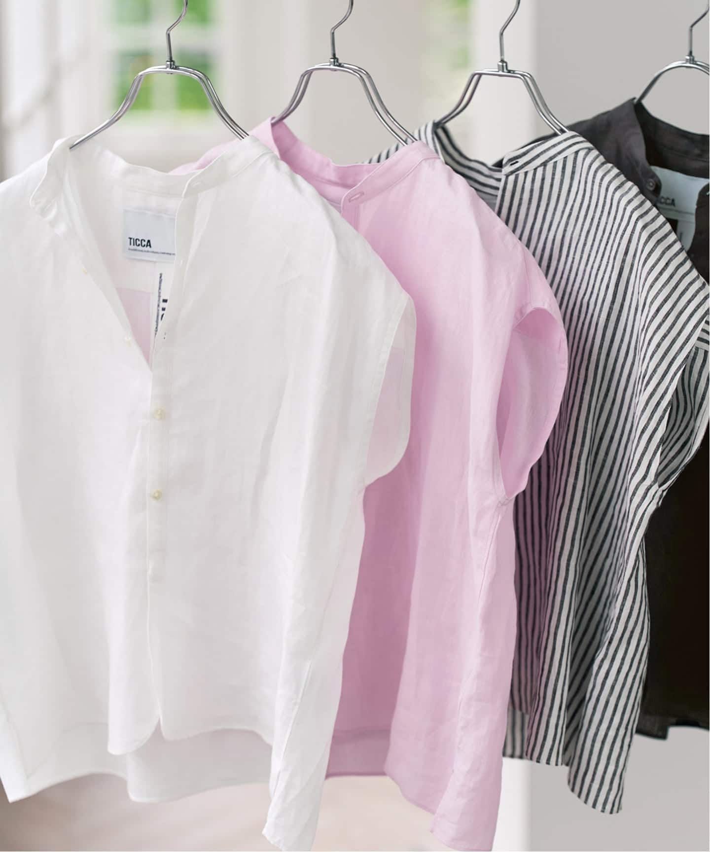 TICCA / ティッカ リネンフレンチシャツ（シャツ／ブラウス）｜Spick