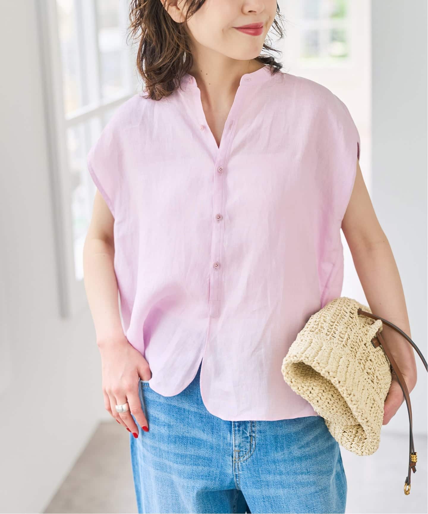 TICCA / ティッカ リネンフレンチシャツ（シャツ／ブラウス）｜Spick