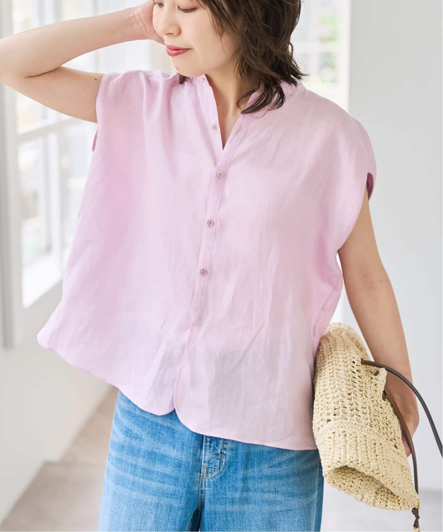 TICCA / ティッカ リネンフレンチシャツ（シャツ／ブラウス）｜Spick