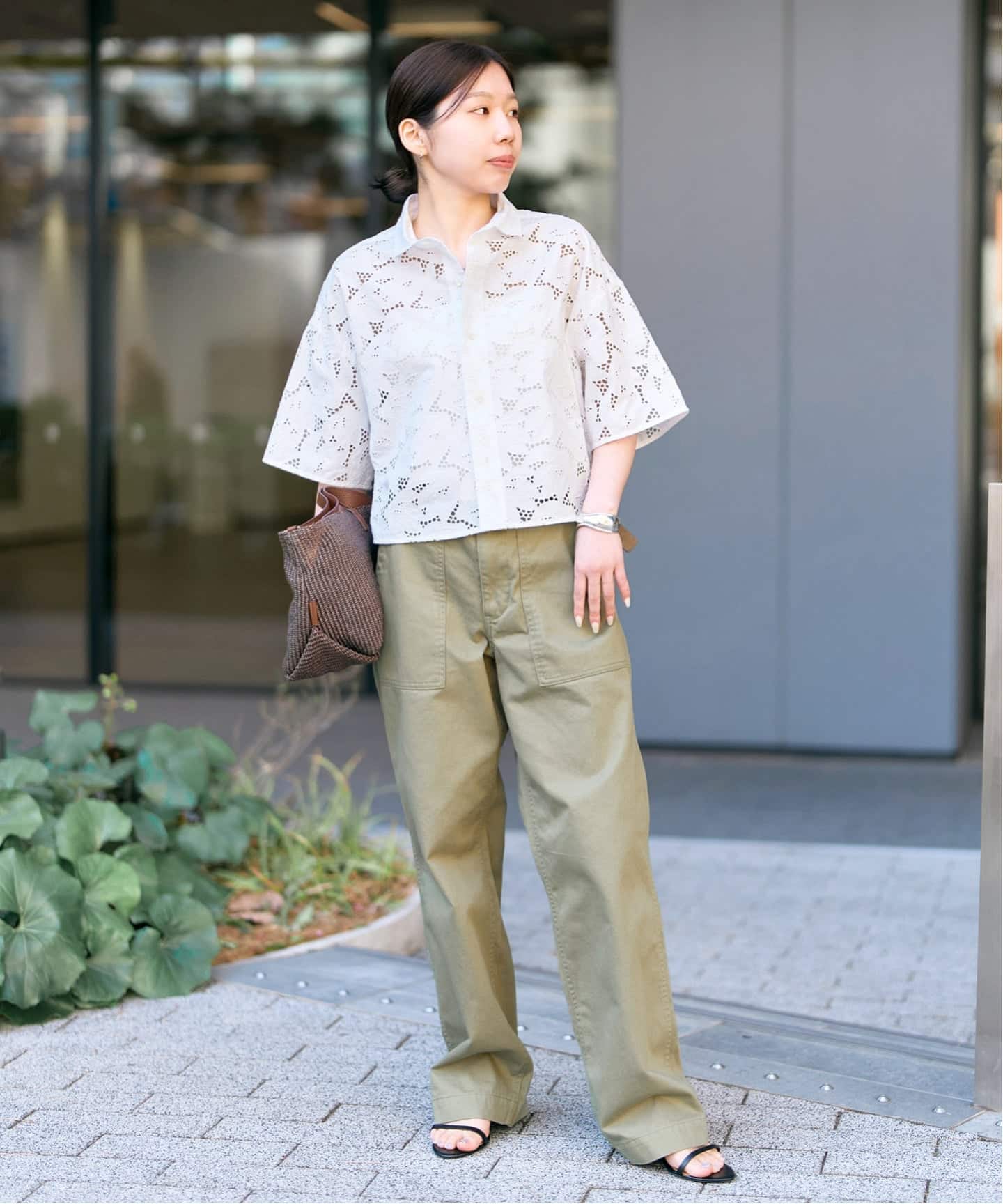 TICCA / ティッカ 別注レース半袖シャツ*（シャツ／ブラウス）｜Spick