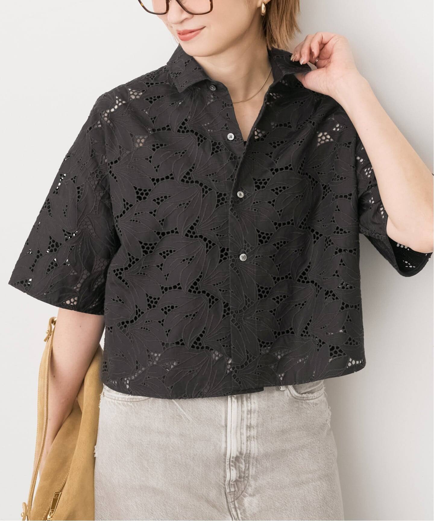TICCA / ティッカ 別注レース半袖シャツ*（シャツ／ブラウス）｜Spick 