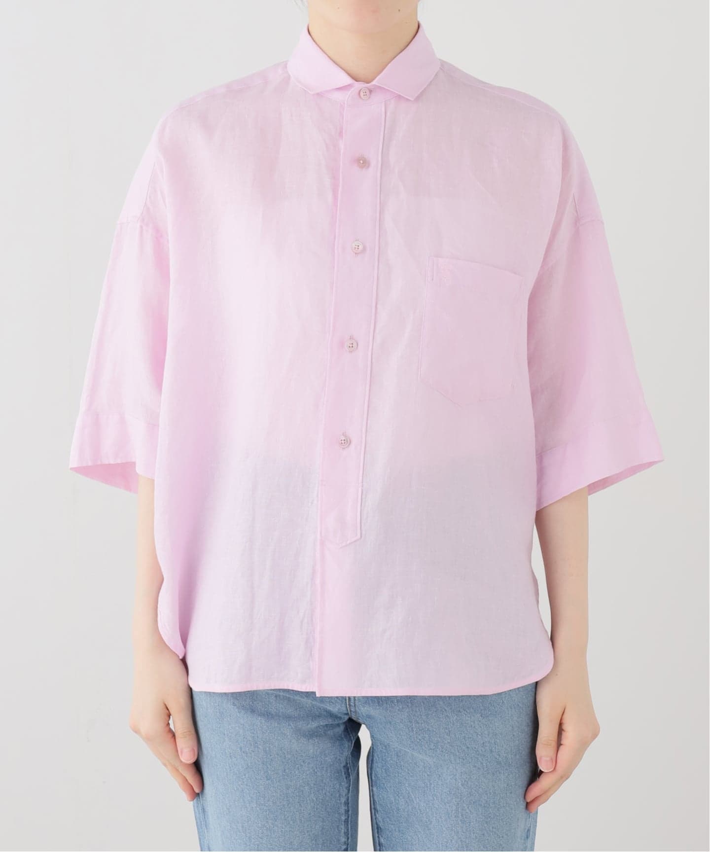 WEB限定》TICCA / ティッカ リネン半袖シャツ（シャツ／ブラウス
