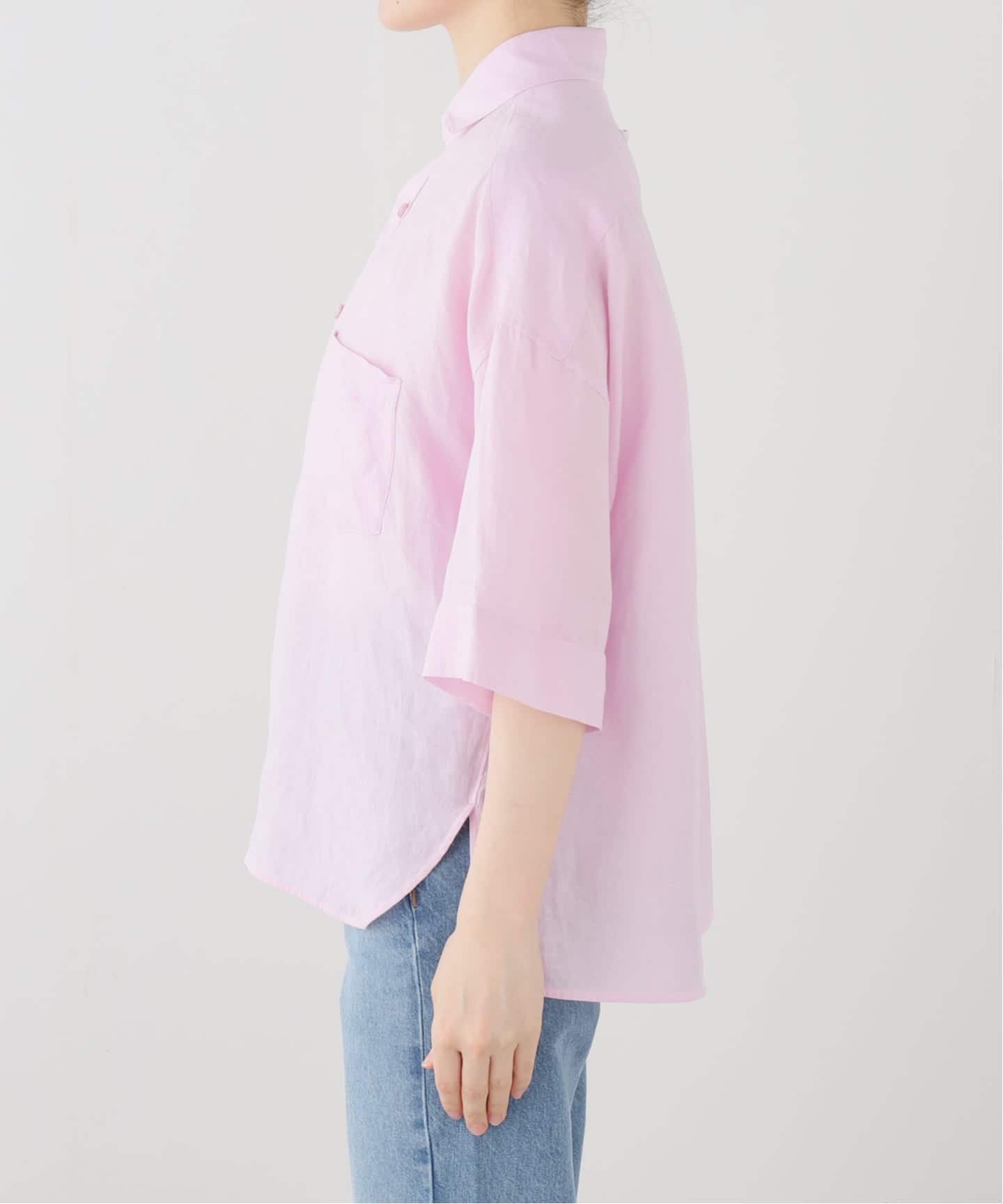 WEB限定》TICCA / ティッカ リネン半袖シャツ（シャツ／ブラウス