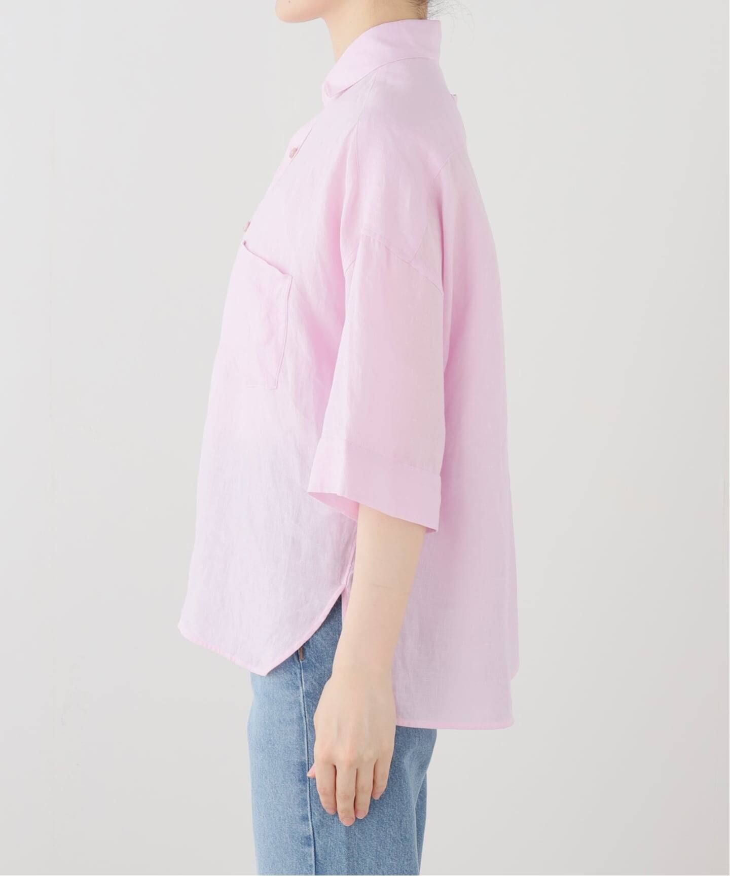 WEB限定》TICCA / ティッカ リネン半袖シャツ（シャツ／ブラウス 