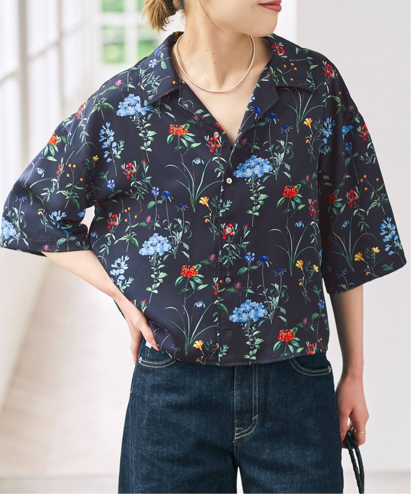 TICCA / ティッカ 別注フラワープリントシャツ（シャツ／ブラウス