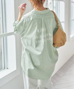 Spick & Span 26SSサイドドロストスタンドカラーブラウスシャツ今季 