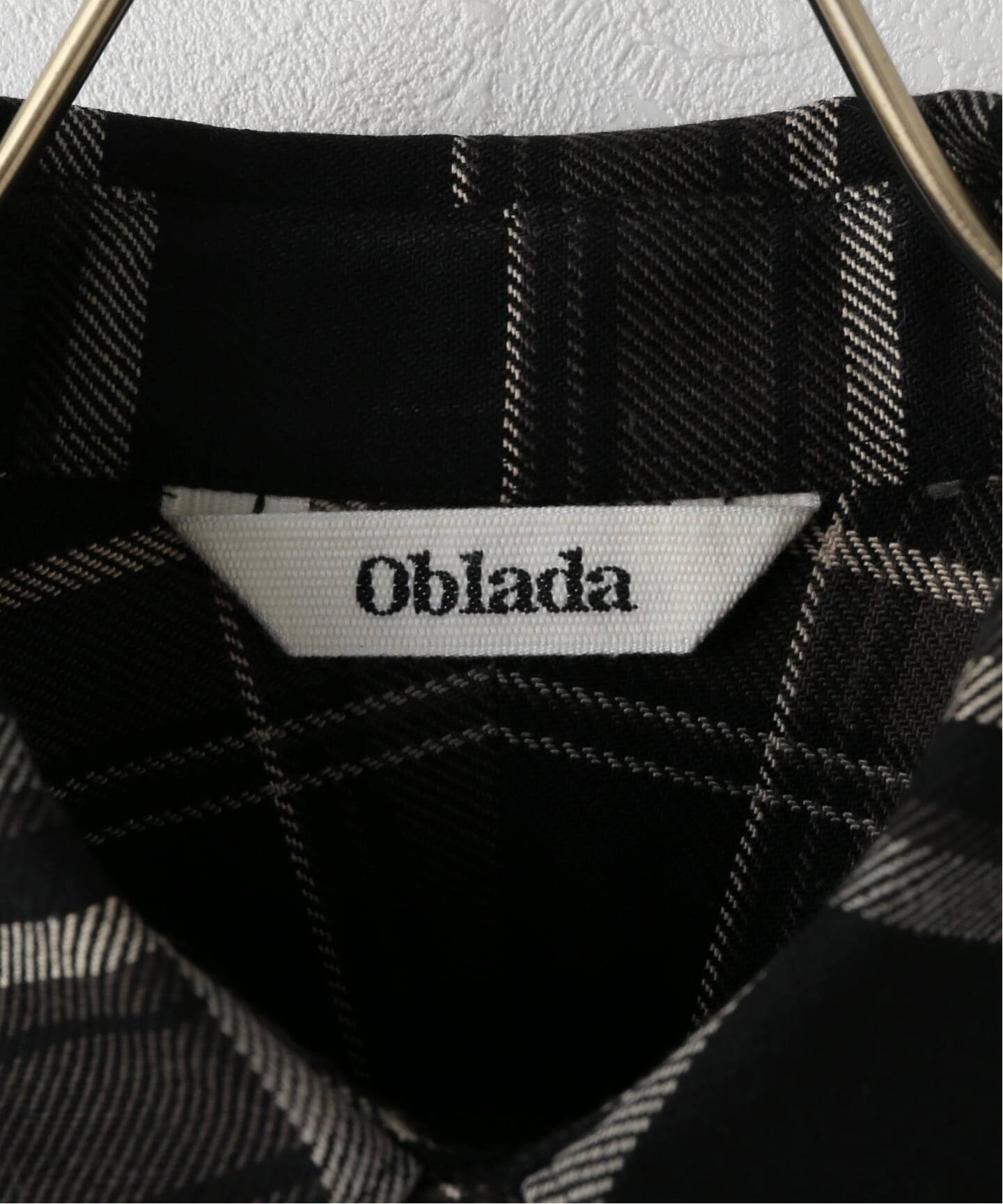 一部店舗+WEB限定》oblada / オブラダ 別注CHECK AUTHENTIC SHIRT