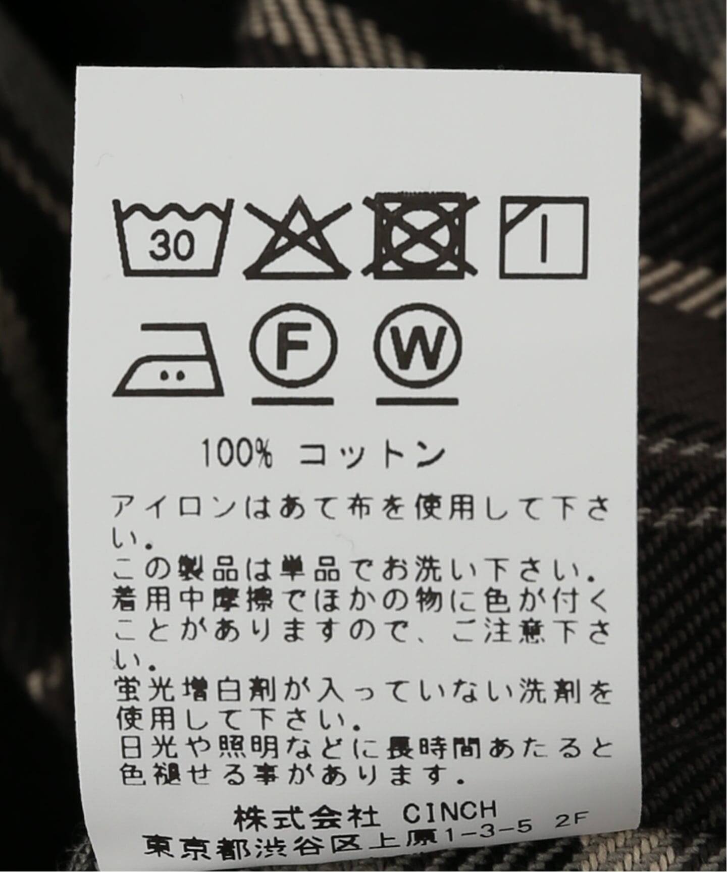 一部店舗+WEB限定》oblada / オブラダ 別注CHECK AUTHENTIC SHIRT
