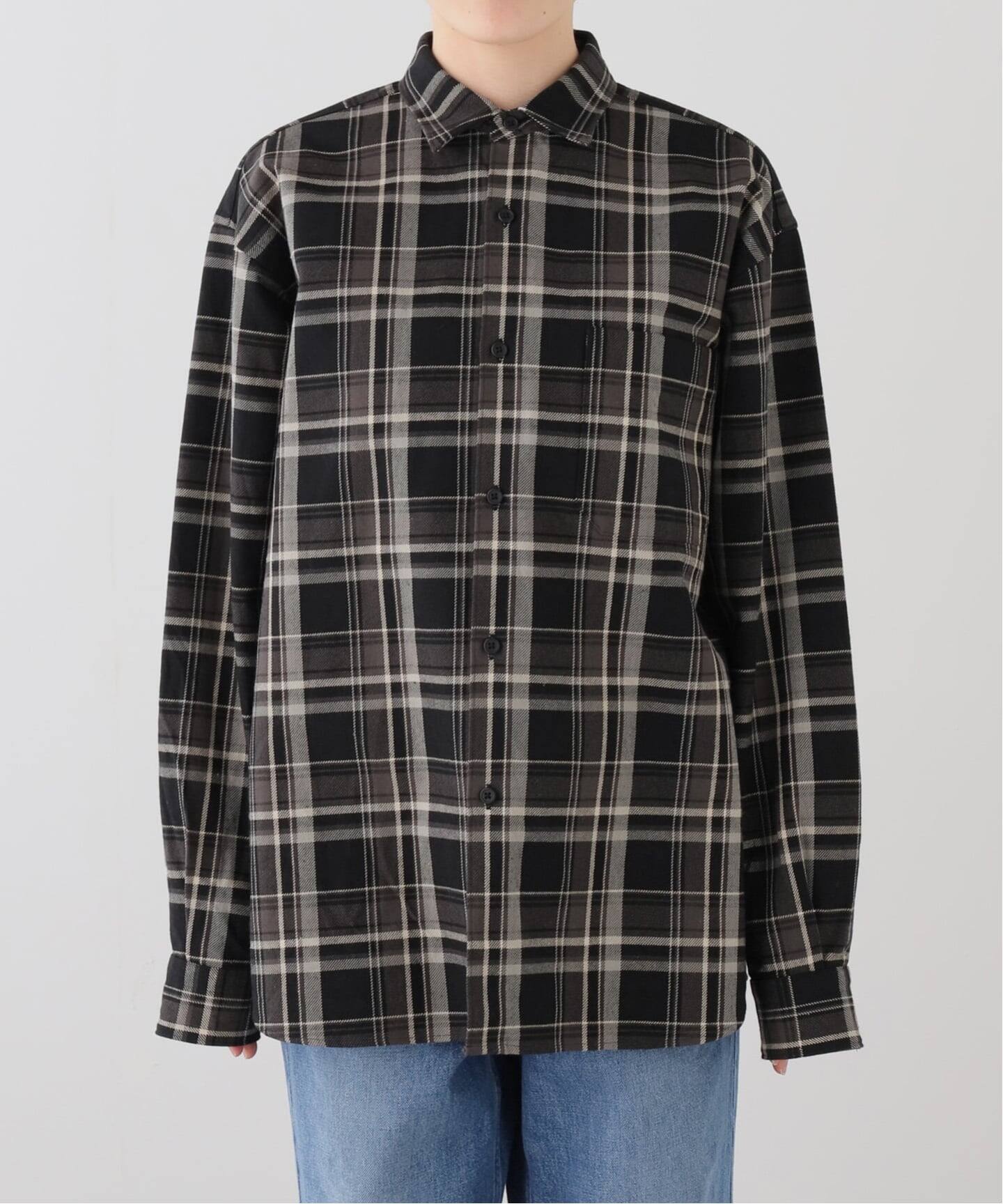 一部店舗+WEB限定》oblada / オブラダ 別注CHECK AUTHENTIC SHIRT