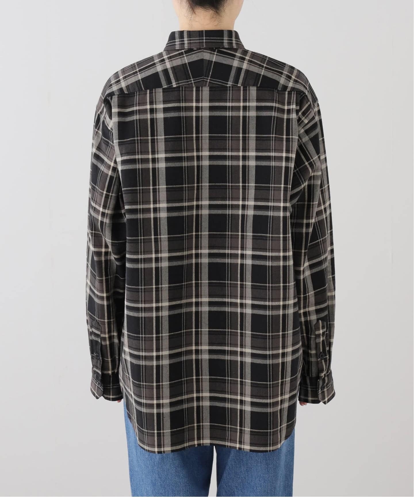 一部店舗+WEB限定》oblada / オブラダ 別注CHECK AUTHENTIC SHIRT