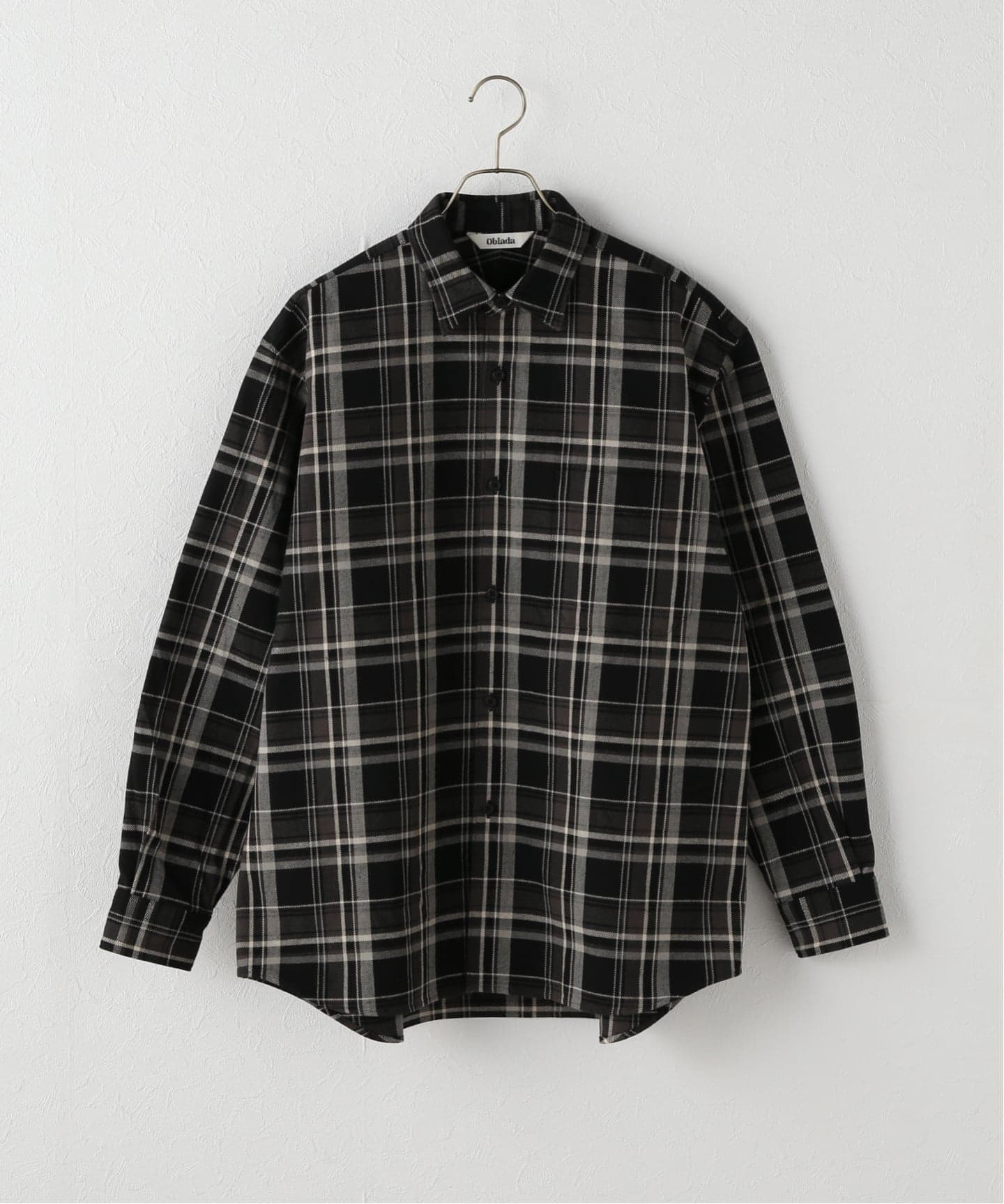 一部店舗+WEB限定》oblada / オブラダ 別注CHECK AUTHENTIC SHIRT