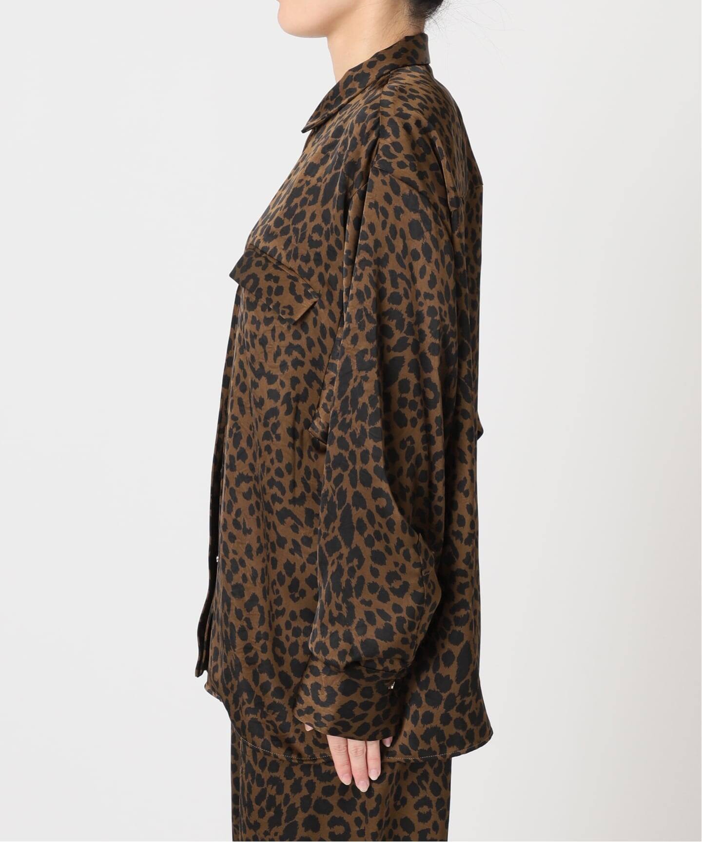 ARCHIVE STANCE/アーカイブスタンス leopard dolman shirt（シャツ 