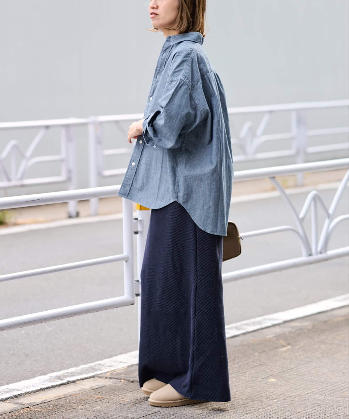 即日発送【新品】FRAMeWORK ダンガリーシャツ ダンガリーシャツ（シャツ/ブラウス）｜FRAMeWORK（フレームワーク）の