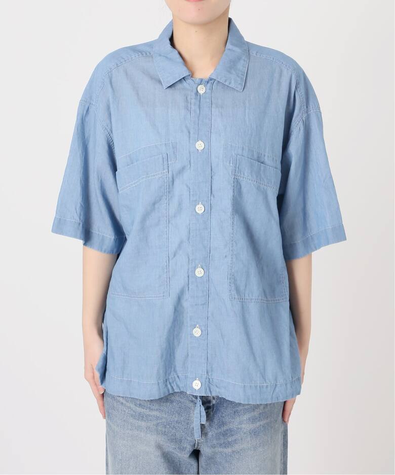 シアーデニムポケットシャツ（シャツ／ブラウス）｜FRAMeWORK 