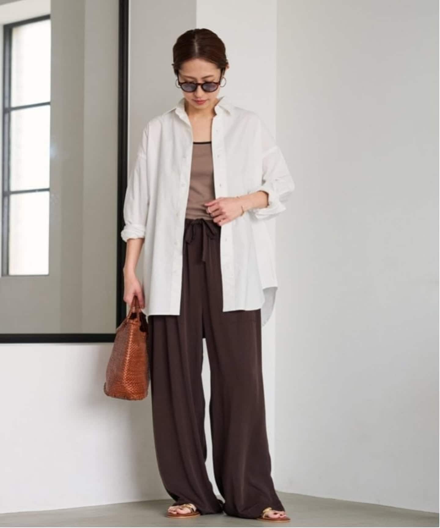 【新品】FRAMeWORK コットンレギュラーカラーシャツ　フレームワーク ≪追加≫コットンレギュラーカラーシャツ（シャツ／ブラウス