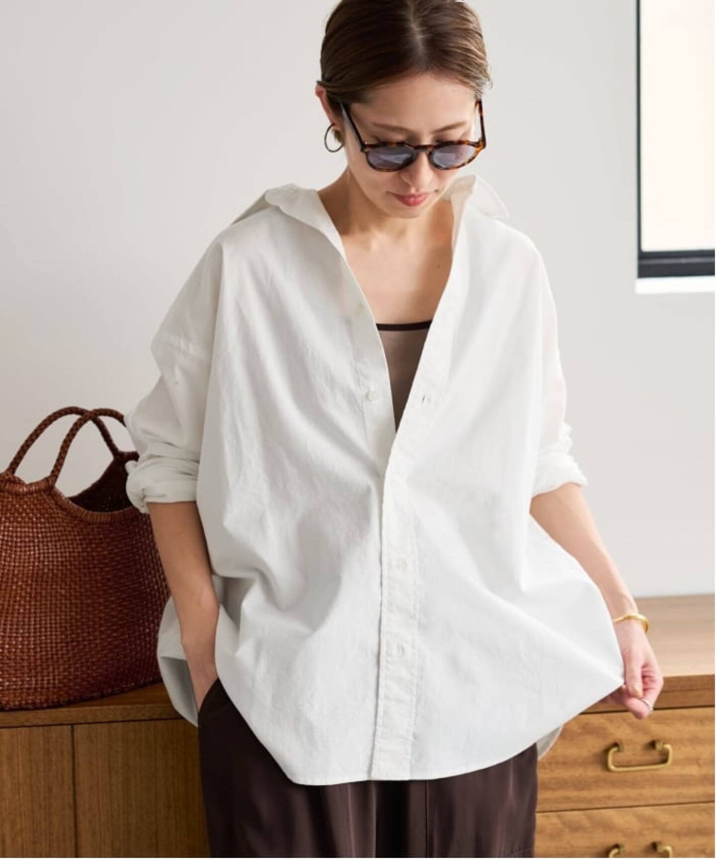 ≪追加≫コットンレギュラーカラーシャツ（シャツ／ブラウス