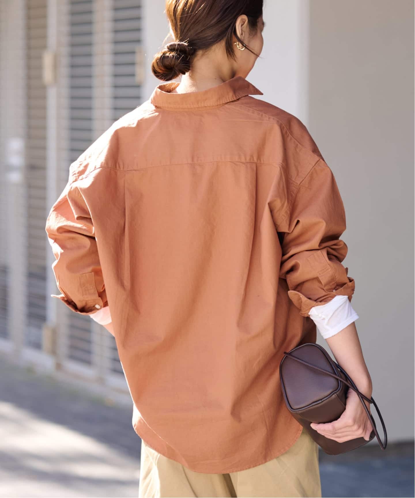 ≪追加≫コットンレギュラーカラーシャツ（シャツ／ブラウス