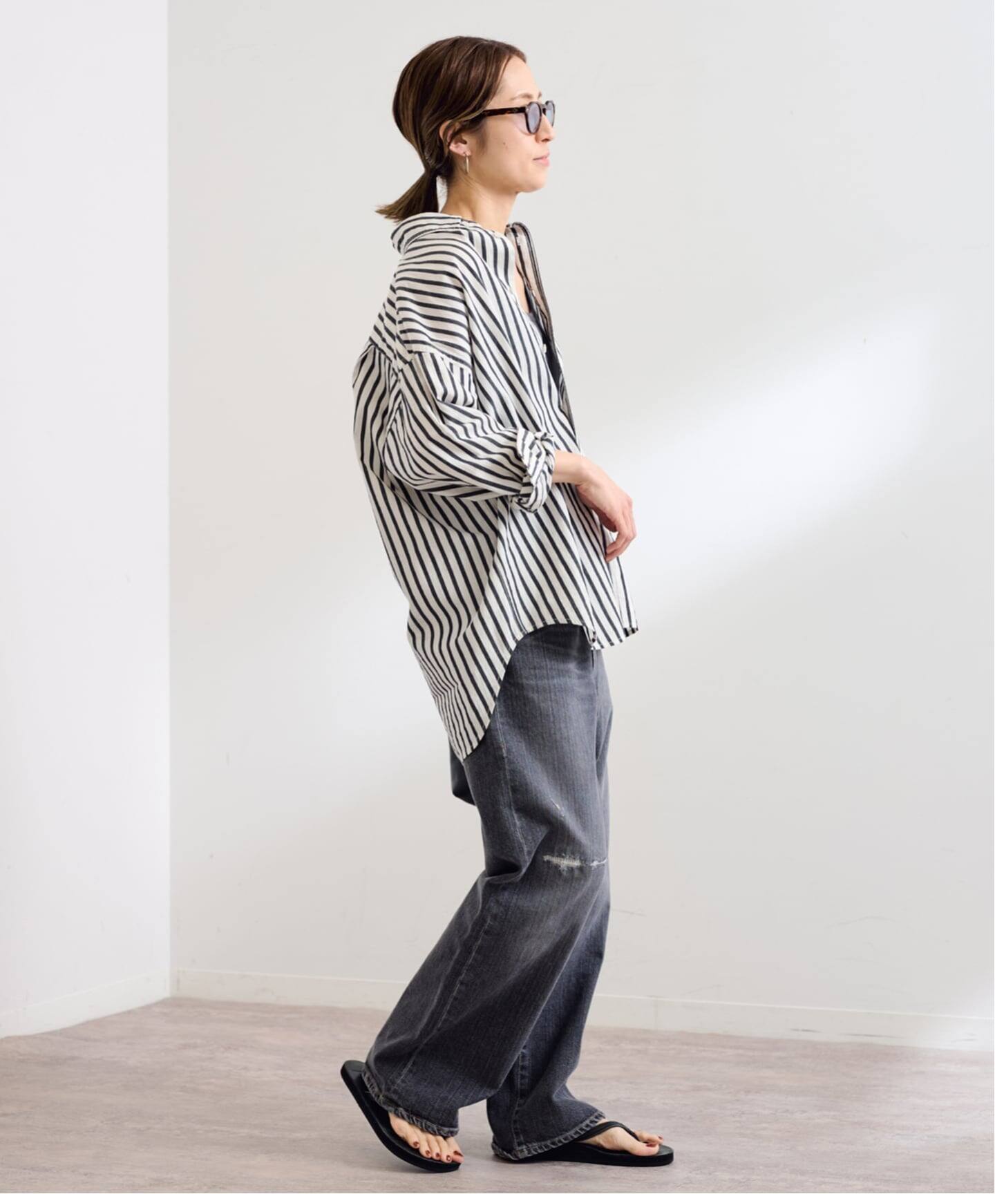 ≪WEB限定 / 追加≫コットンストライプレギュラーカラーシャツ（シャツ