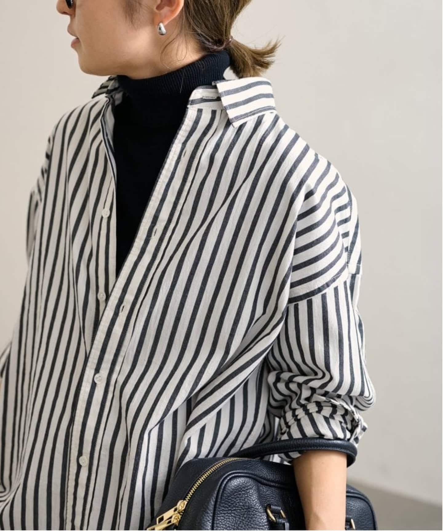 ≪WEB限定 / 追加≫コットンストライプレギュラーカラーシャツ（シャツ