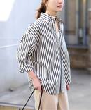 ≪WEB限定 / 追加≫コットンストライプレギュラーカラーシャツ