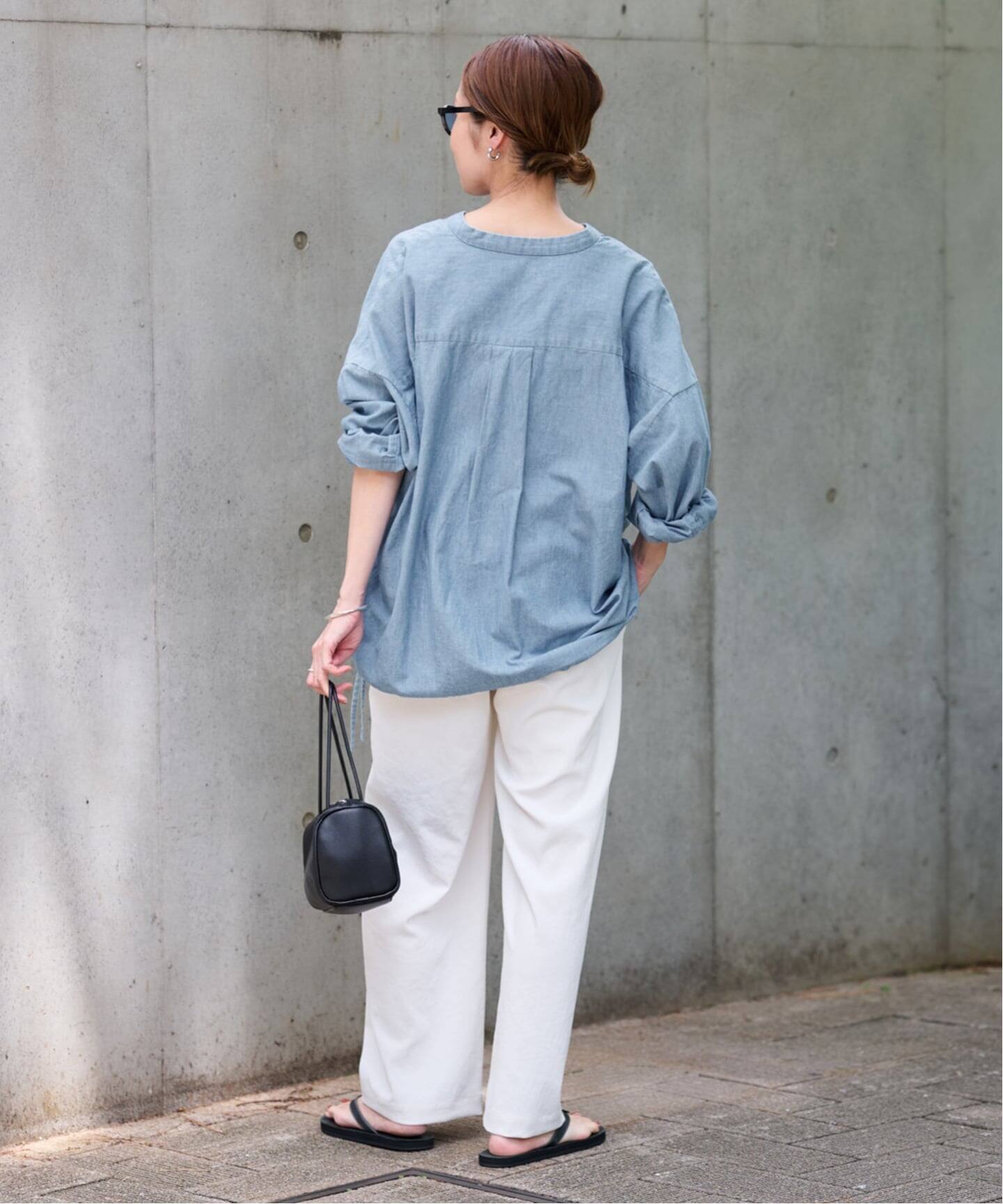 美品✨フレームワーク　ダンガリードロストシャツ　2025SS ≪WEB限定 / 追加予約≫ダンガリードロストシャツ（シャツ／ブラウス