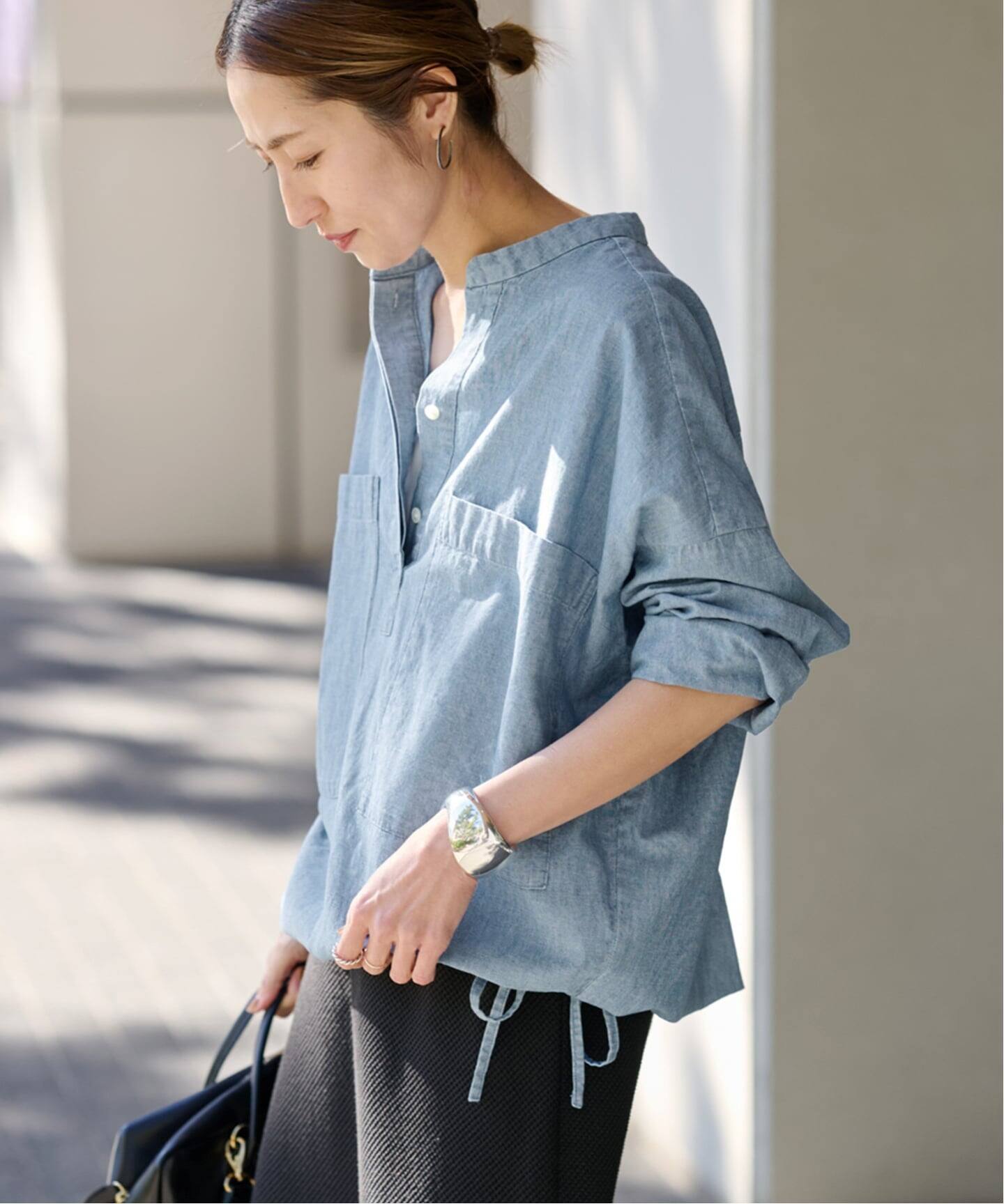 ≪WEB限定 / 追加予約≫ダンガリードロストシャツ（シャツ／ブラウス