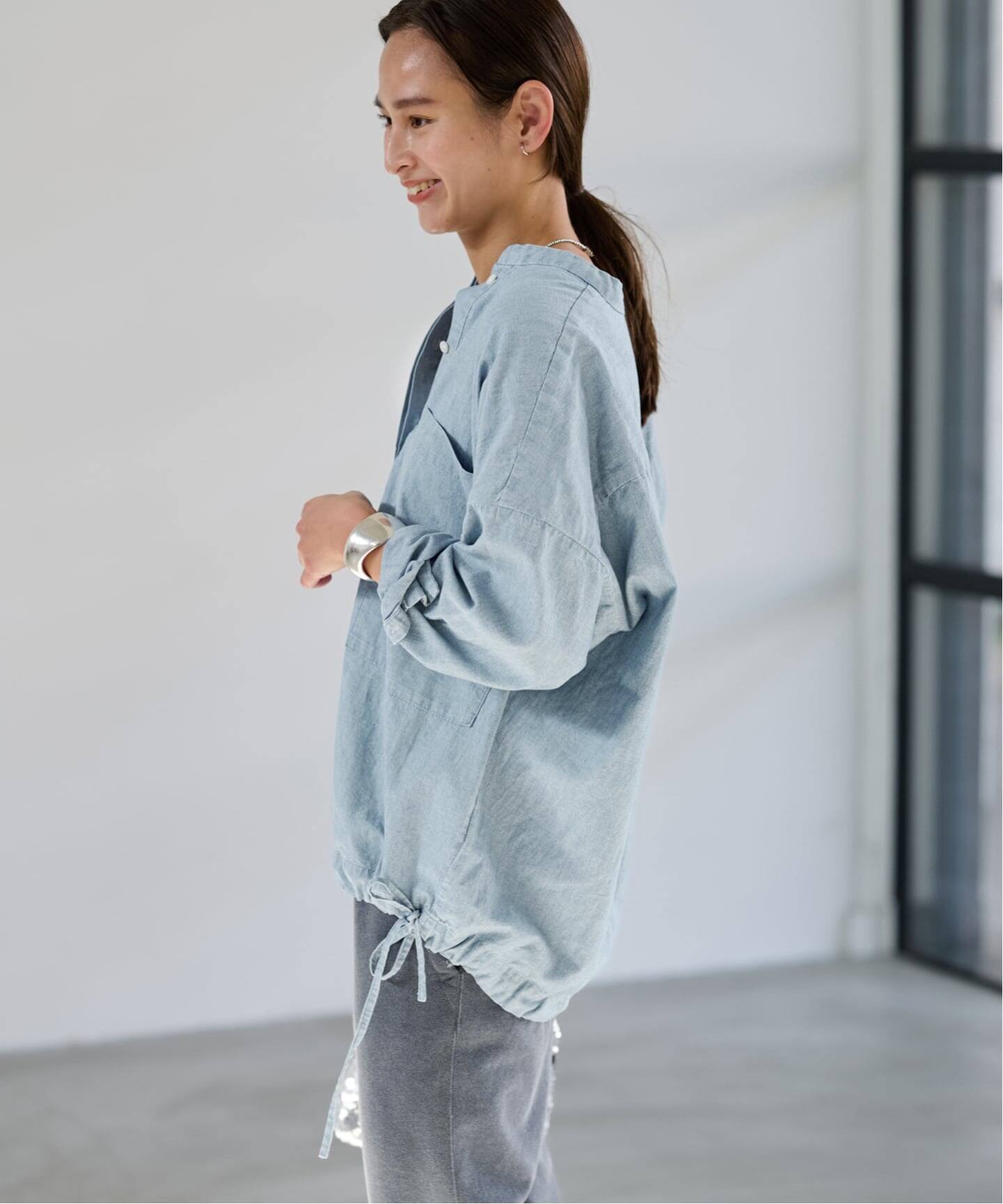 ≪WEB限定 / 追加予約≫ダンガリードロストシャツ（シャツ／ブラウス