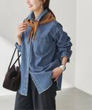 denimシャツ