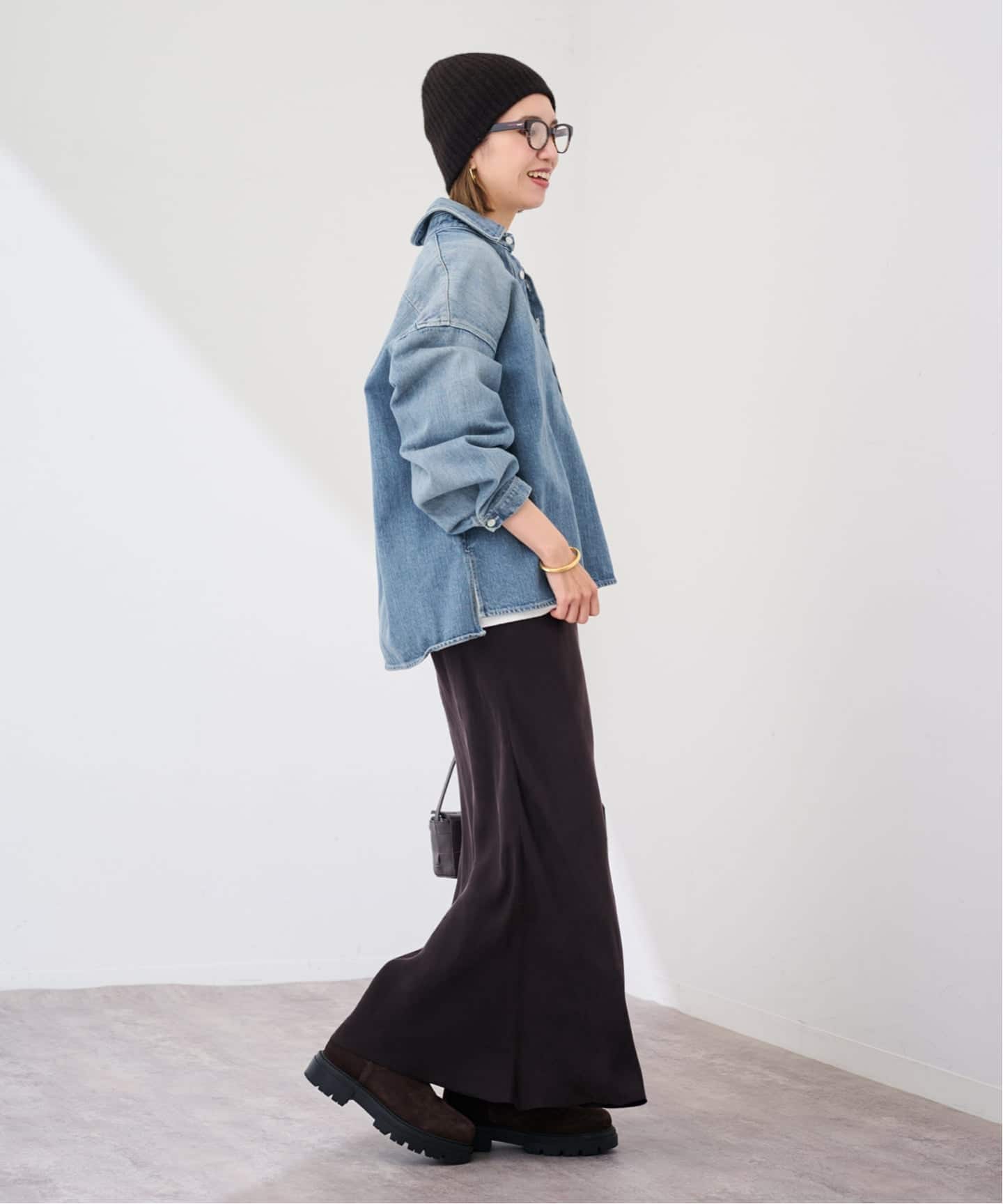 ≪WEB限定 / 追加予約≫デニムプルオーバーシャツ（シャツ／ブラウス