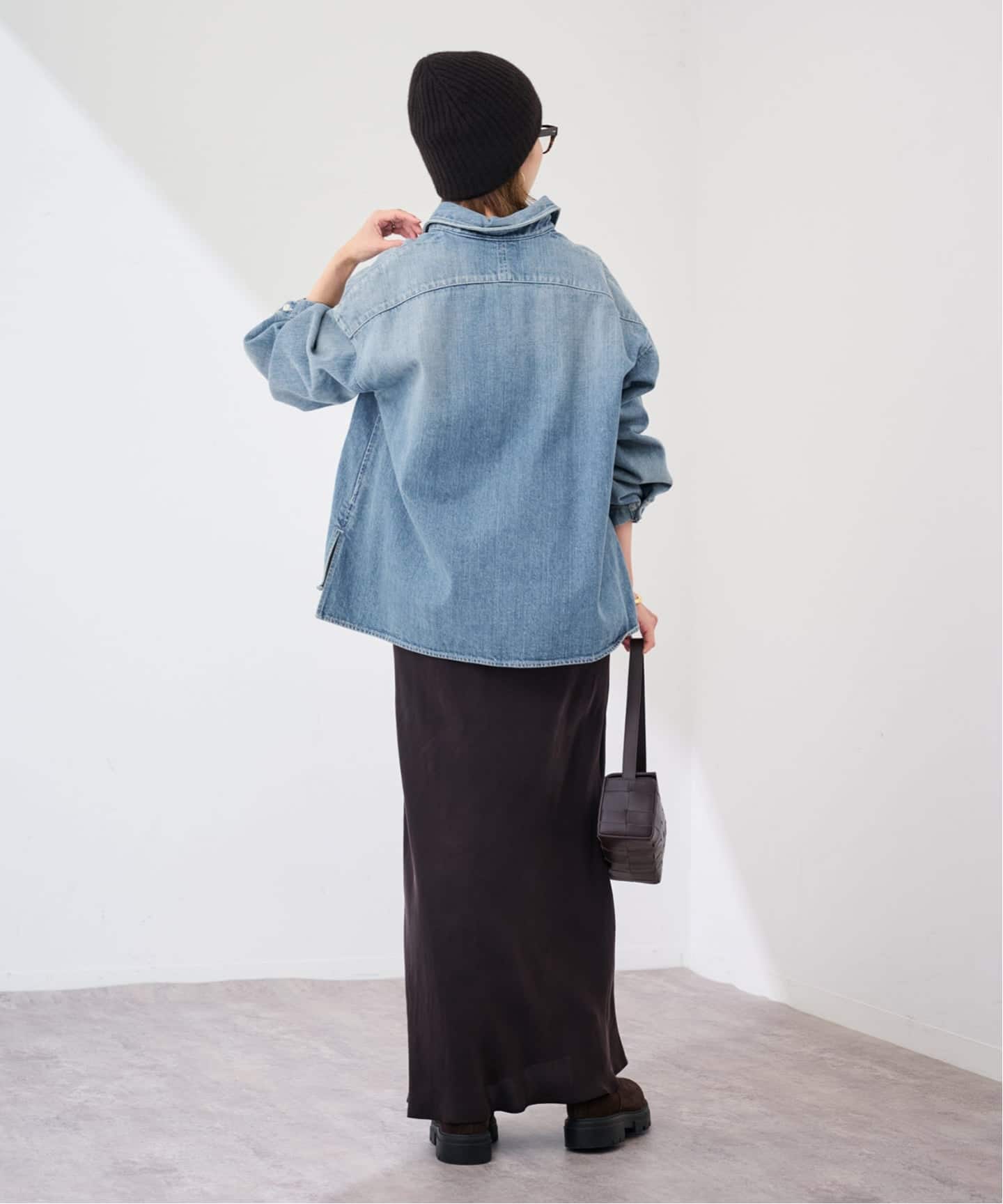 ≪WEB限定 / 追加≫デニムプルオーバーシャツ（シャツ／ブラウス