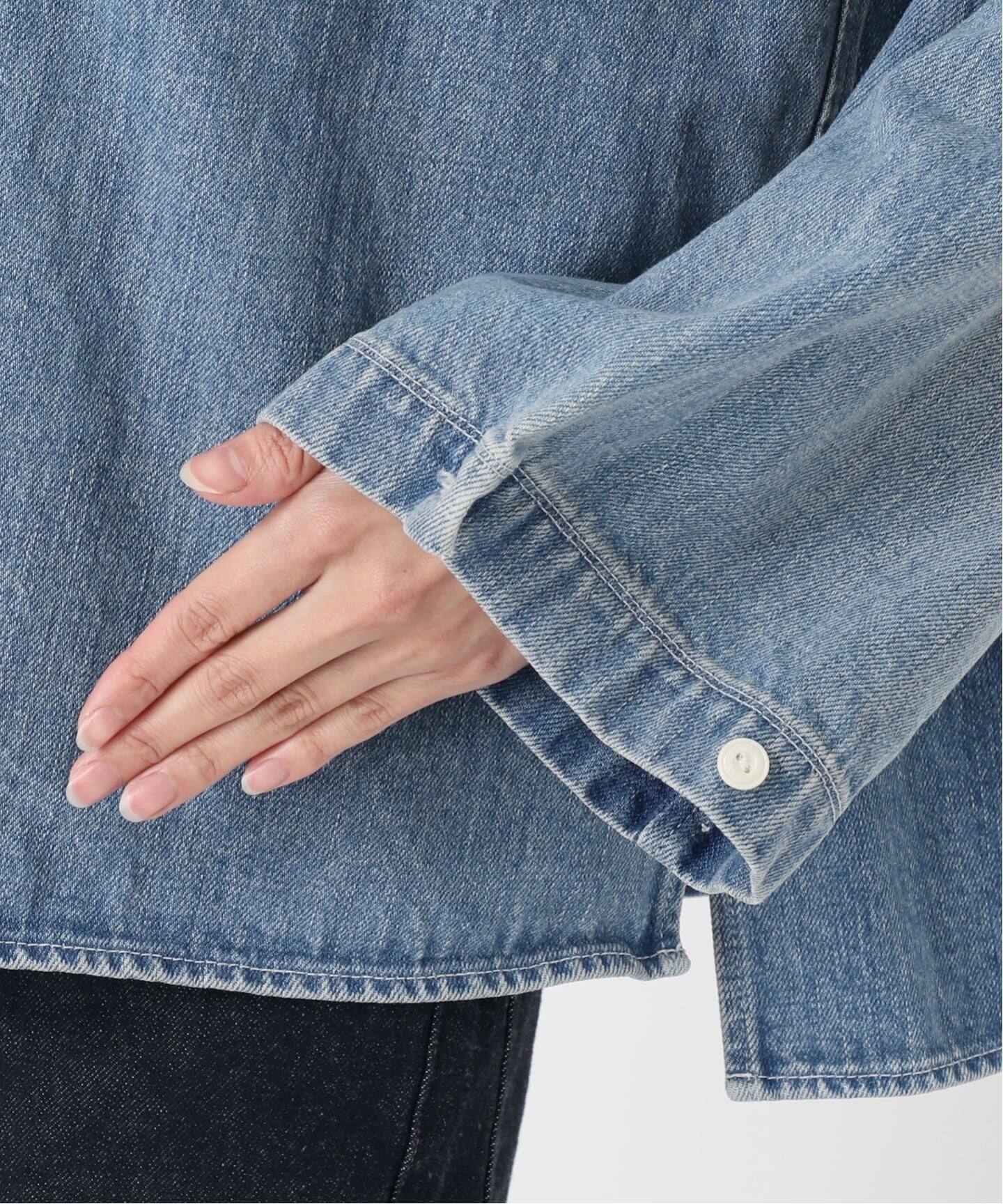 ≪WEB限定 / 追加≫デニムプルオーバーシャツ（シャツ／ブラウス