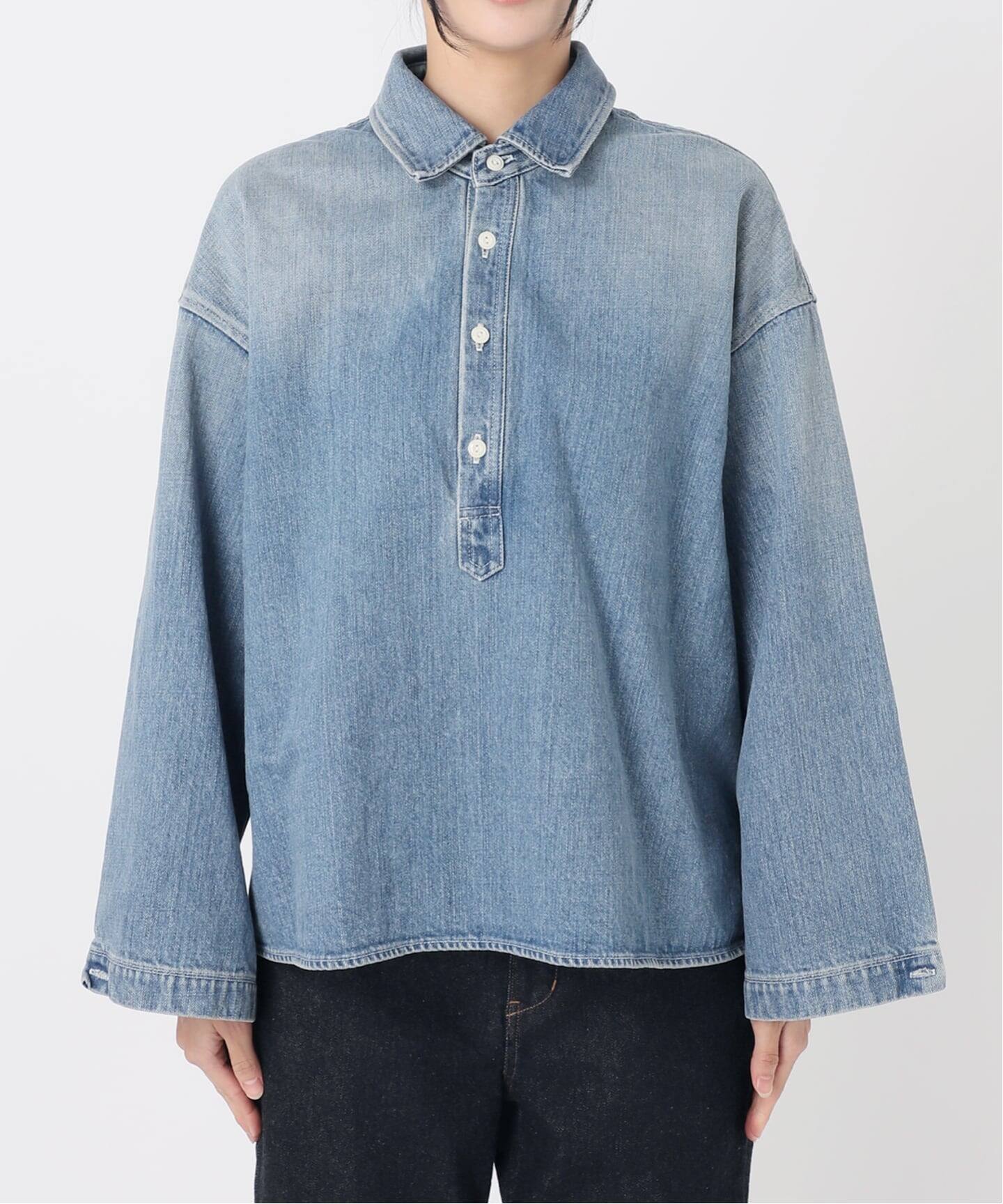 ≪WEB限定 / 追加予約≫デニムプルオーバーシャツ（シャツ／ブラウス