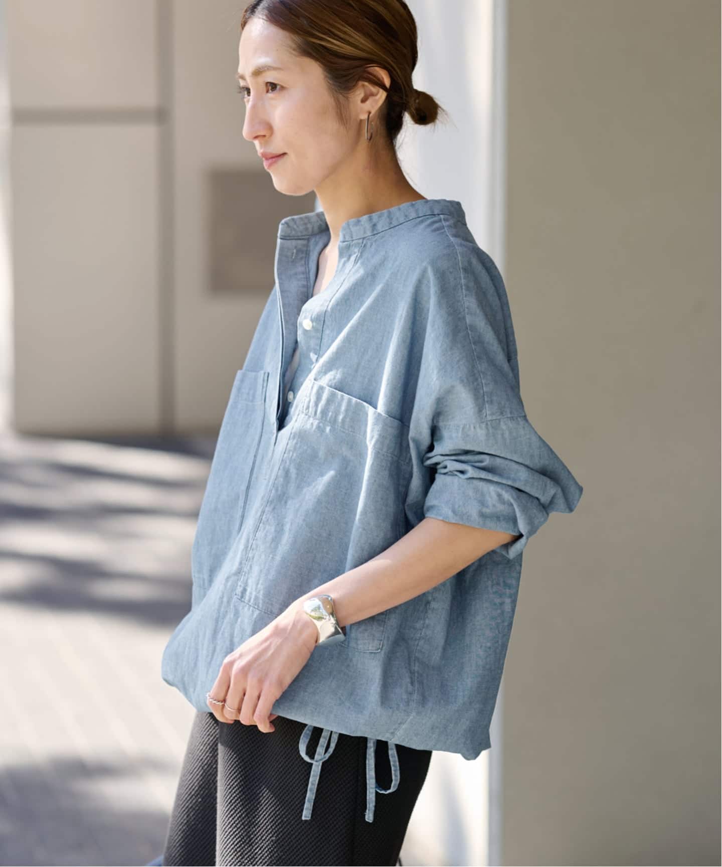 ≪WEB限定 /追加予約≫ダンガリードロストシャツ（シャツ／ブラウス