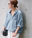 ≪WEB限定 /追加予約≫ダンガリードロストシャツ