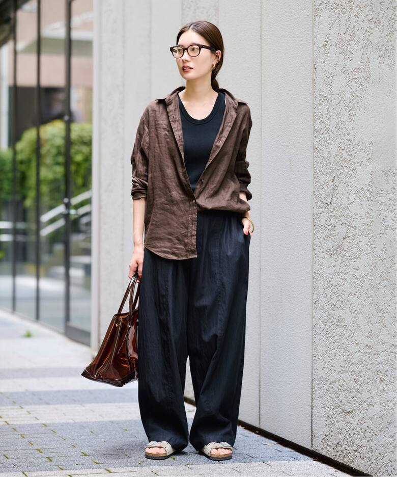 ≪新色 / 追加≫フレンチリネンレギュラーシャツ（シャツ／ブラウス 